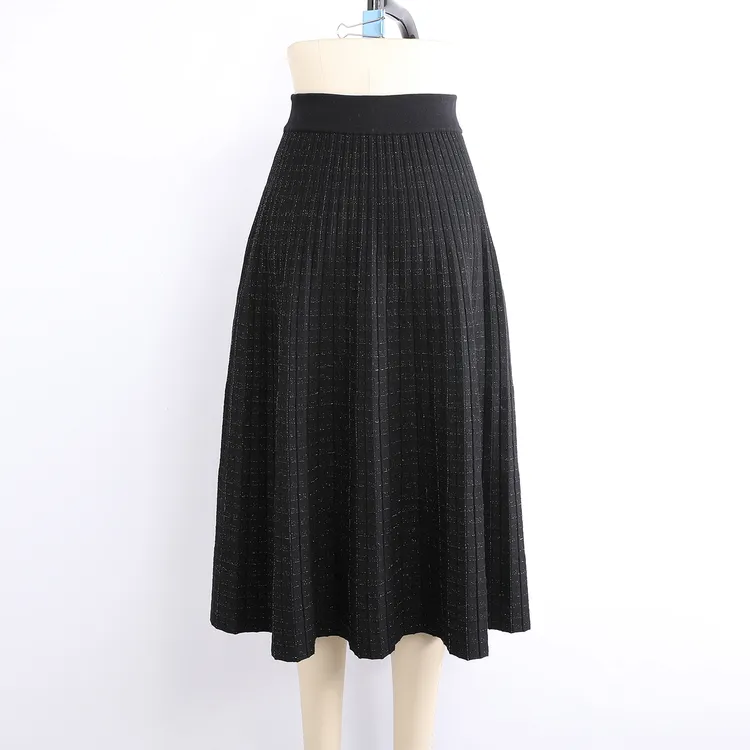 高级感显瘦半裙中长款时尚优雅半身裙女283-21360