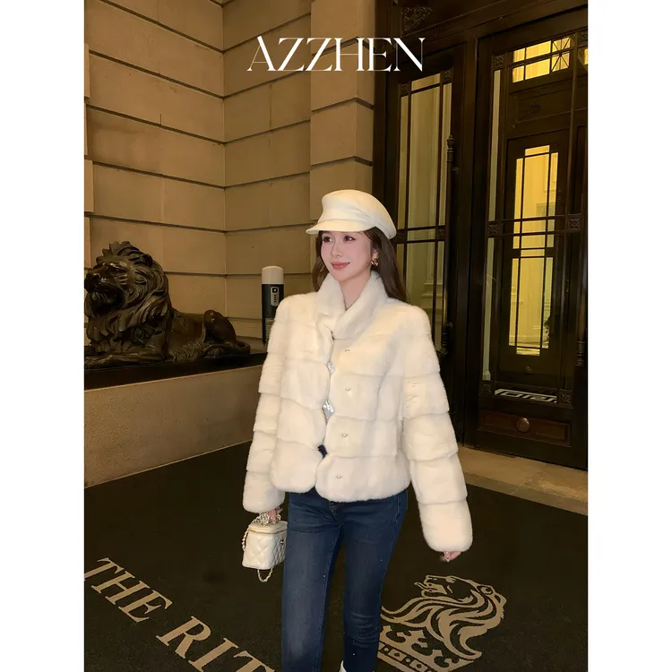 AZZHEN一周年10/18-10/20【云茸浅梦】丹麦进口紫金短二双色渐变貂