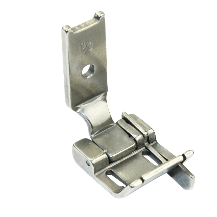 双针平车右挡边压脚挡边切线0.1止口带刀压脚0.2止口线压明线压脚