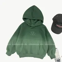 【小首尔】 秋装儿童韩版渐变设计个性连帽套头卫衣潮SJ5004