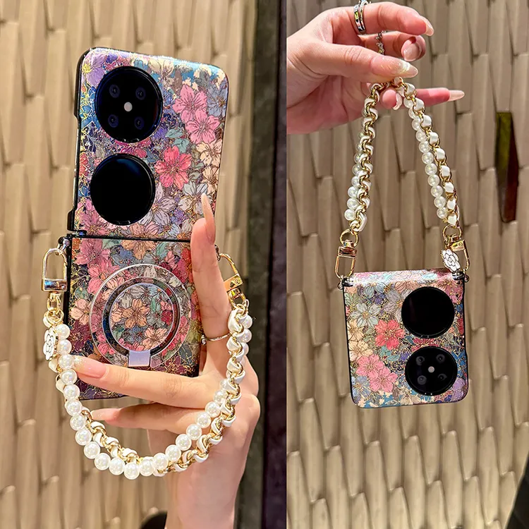 磁吸适用华为pocket2手机壳新款p50pocket折叠屏pockets中轴purax