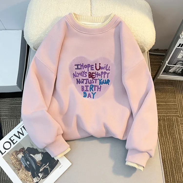 女童女孩冬装新款儿童时髦中大童女童卫衣6-12岁潮款高级感