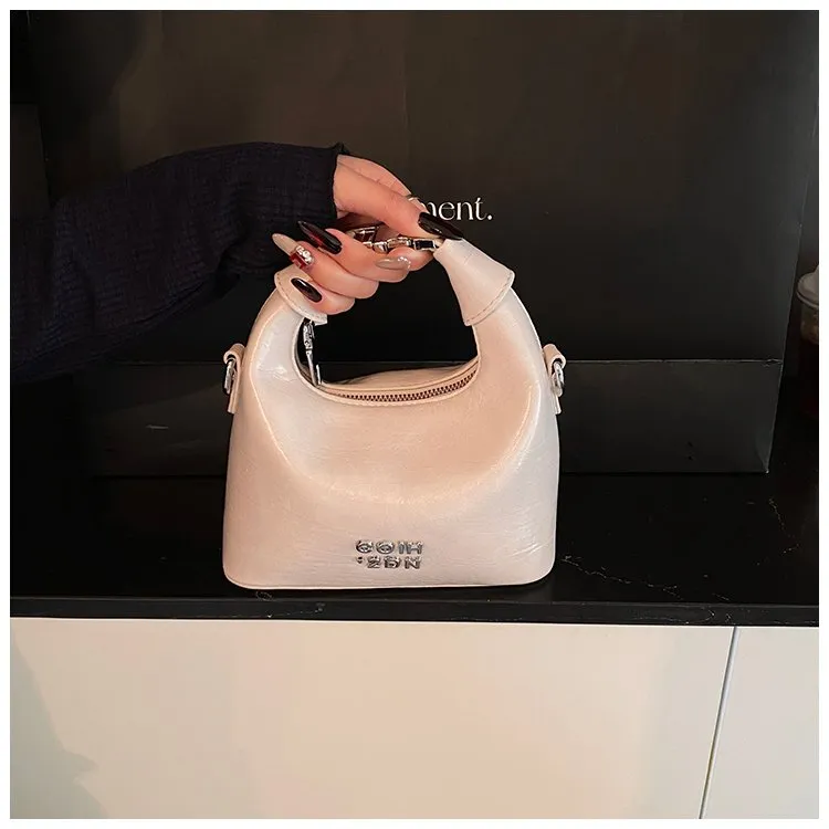 2025新款高级感手提便当包百搭单肩斜挎小方包韩式小众简约设计