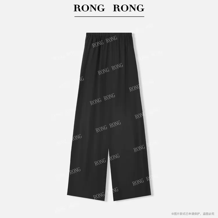 溶溶【松弛步调】RONGRONG极简宽松垂感松弛感百搭休闲裤D-Z8969339