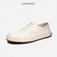 dreambox钧博vibram小白鞋水洗马皮休闲板鞋秋冬高端手工男士鞋子