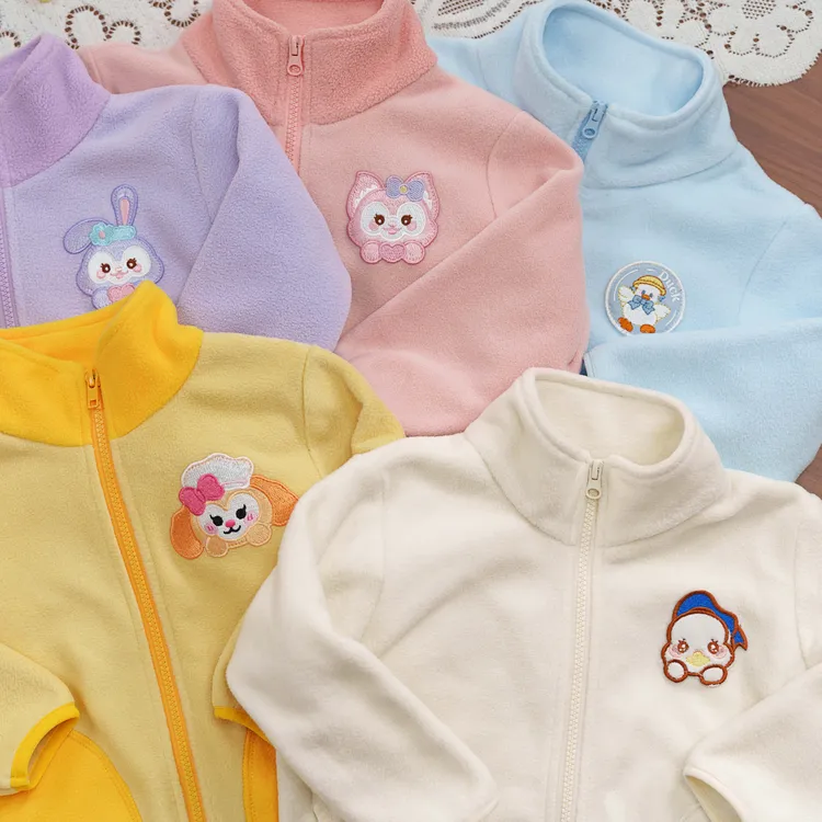 薇爷原创【抓绒外套内搭】秋季加绒卡通外套洛丽塔女童宝宝校服神器