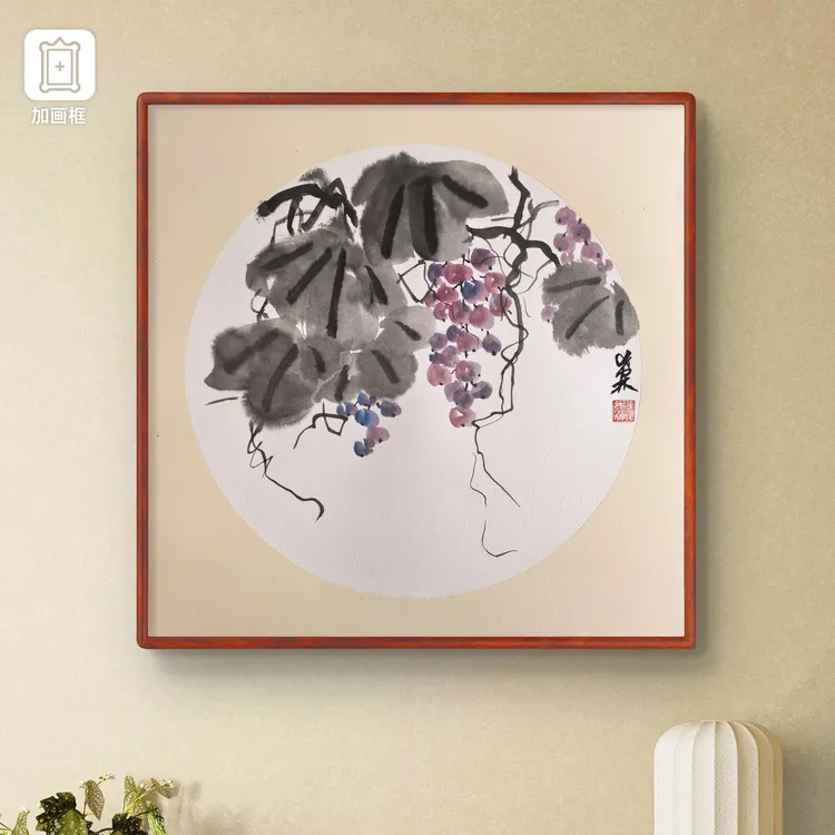 水墨花鸟希林先生亲绘饱含中式美学餐厅书房茶室场景戳中传统审美