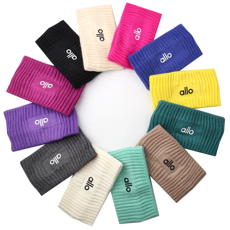 韩版针织毛线发带百搭运动保暖护耳日常外戴防寒头带时尚头箍发饰