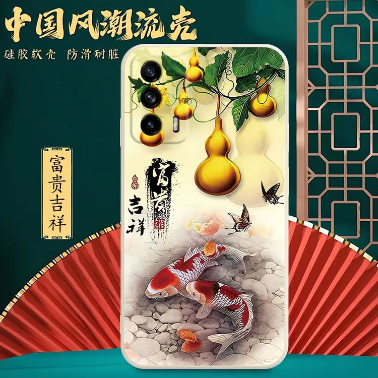 【中国风】realme真我x7pro至尊版手机壳RMX3115硅胶男女新款防摔