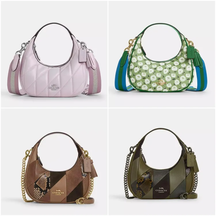 COACH/蔻驰carmen20手提斜挎包 月牙包 优雅  19.5-10 -6.5