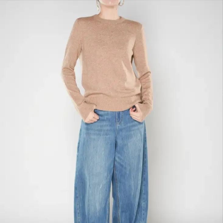 AMASS/阿玛施 25秋季上新时尚舒适气质纯色上衣打底针织衫538071