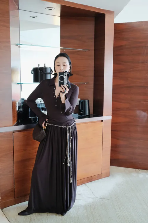 超小众重工定制连衣裙 (配编织腰带) 250257