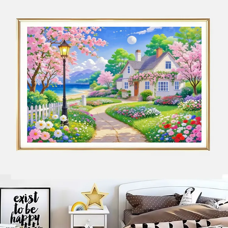 【针情针艺定制】面朝大海治愈系十字绣2025新款唯美卧室客厅43色