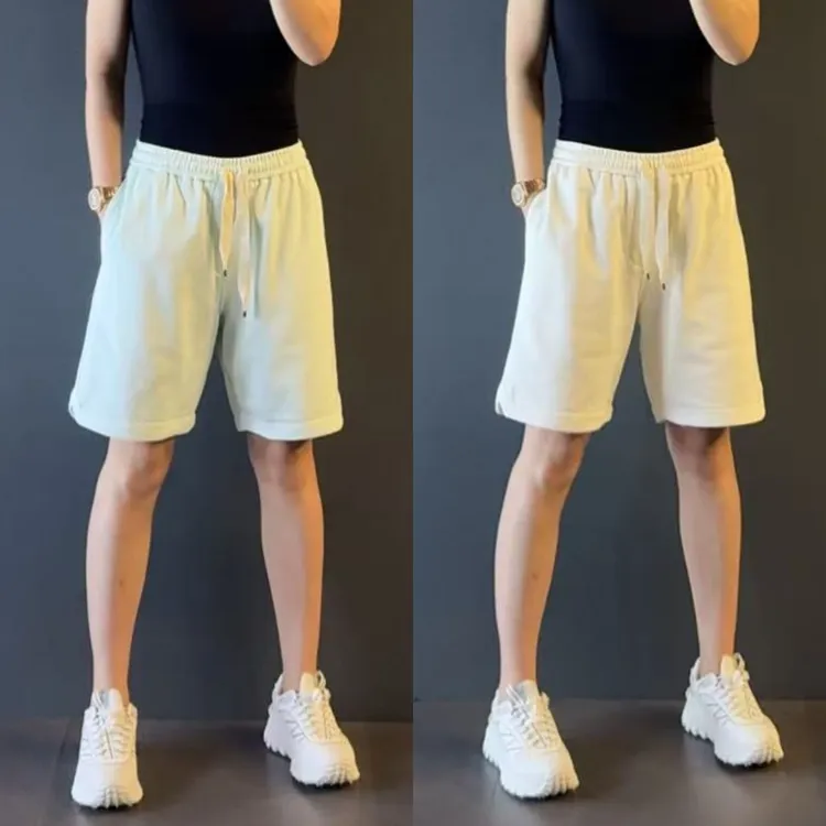 迪卡里奥费雷高端宠粉款廓形短裤125153夏季男装舒适棉短裤