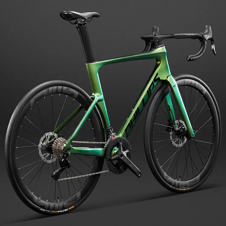 PHILLIPS/菲利普公路车自行车超轻便油碟变速碳纤维单车赛车 首领