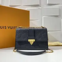99新 LouisVuitton/路易威登 思斯专属 LV全皮链条包 THFP373