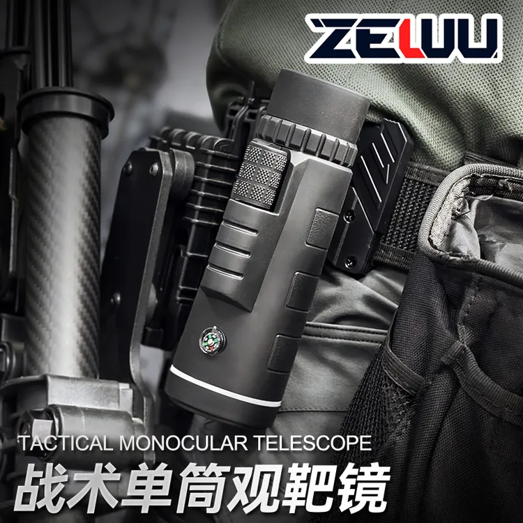 战术单筒观靶镜 箭靶教练望远镜 射击射箭比赛反曲复合弓训练搭档