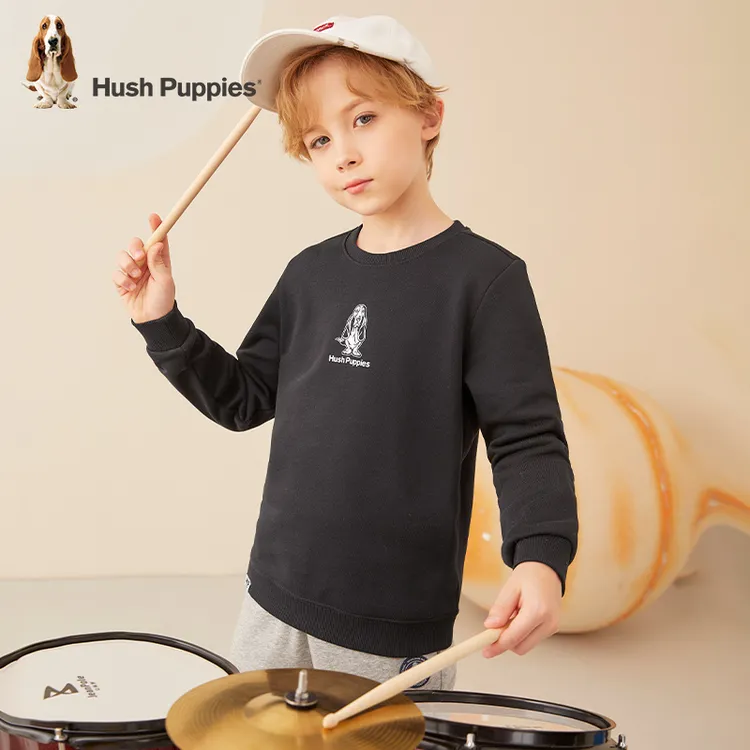 S暇步士童装春新款中性儿童圆领打底套头休闲卫衣HPQQND36CQ984