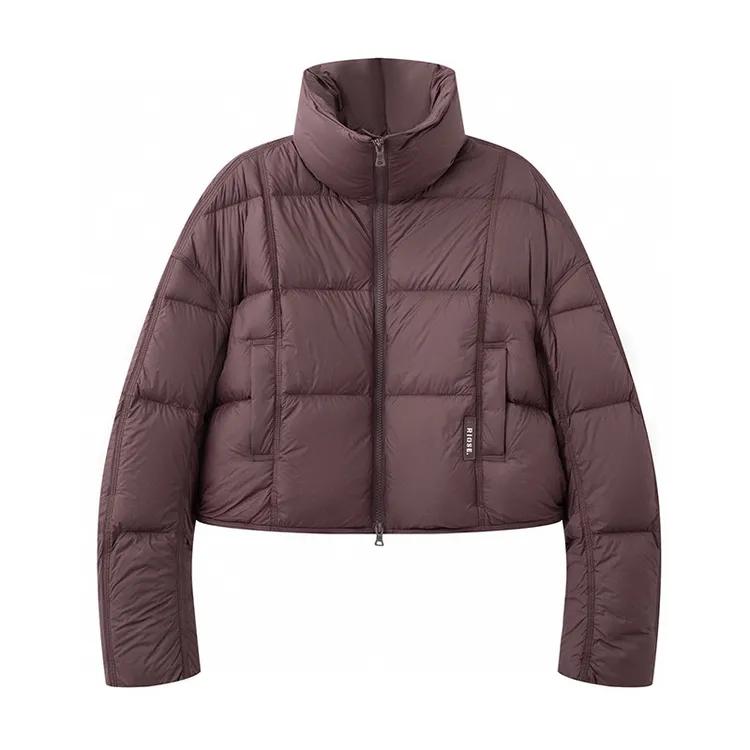 商场同款冬季新款立领宽松短款外套女