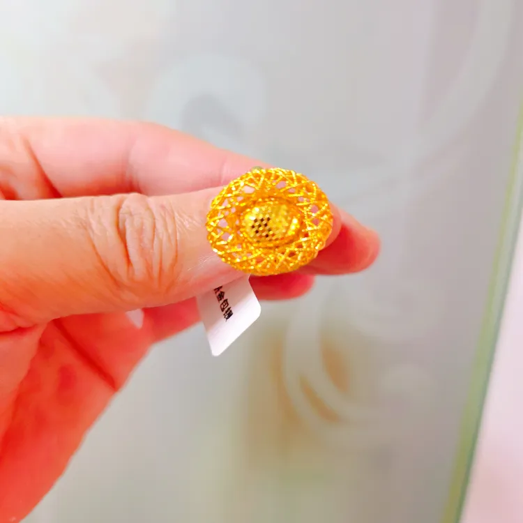 铜合金耳饰 金色原创设计通用女复古宫廷活口0.9قاپلىمائالتۇن.