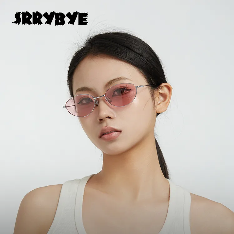Srrybye浅色透明墨镜Jennie同款眼镜偏光太阳镜防紫外线Fade