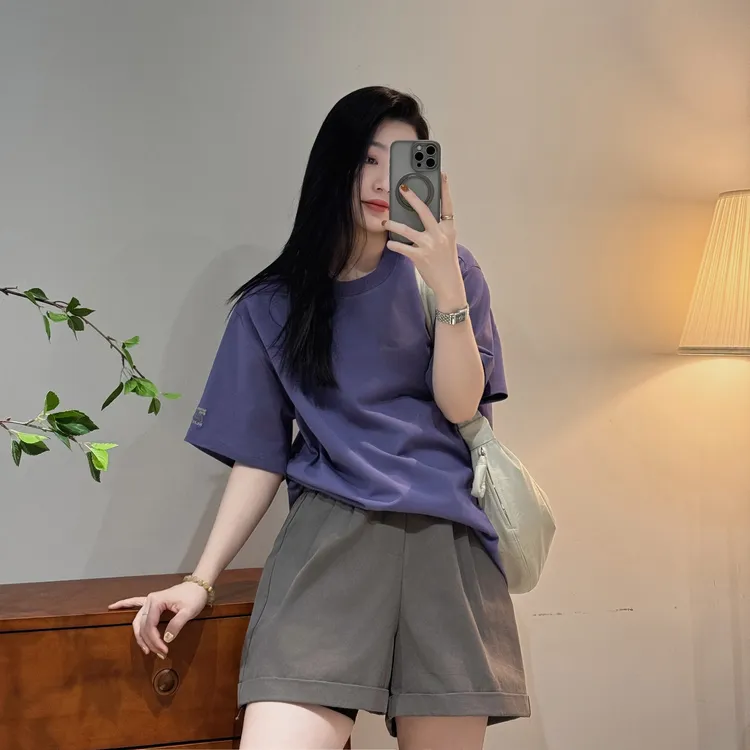 今婷宽松T恤短袖女款爆款2025新款夏季衣服显瘦女装上衣M25201360