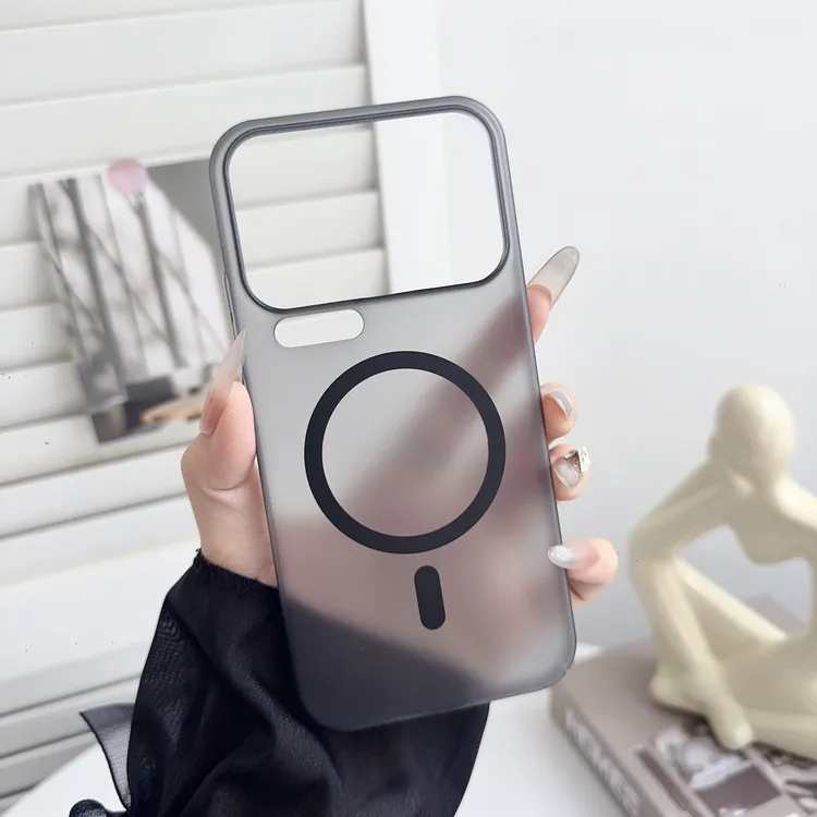 适用小米17promax手机壳冰雾肤感磁吸超薄防摔半透小米15保护套