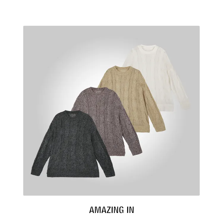 AMAZING IN | 桑蚕丝x绵羊毛x山羊绒 | 毛衣A251013-AI5ADSW8F503