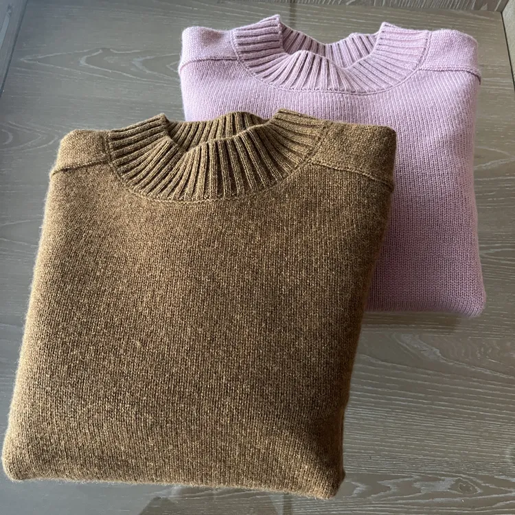 君怡【女士半高领长袖新款】100山羊绒