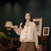 琦琦【雪域之地】港风复古纯色无袖马甲显瘦YF1103329