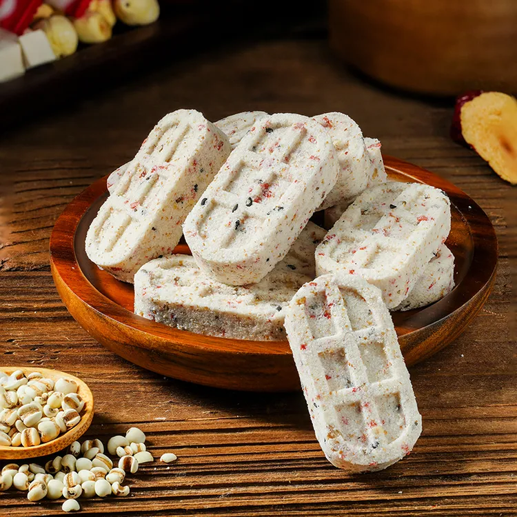 红枣山药茯苓八珍糕手工制作无添加营养均衡老少皆宜早餐代餐好吃