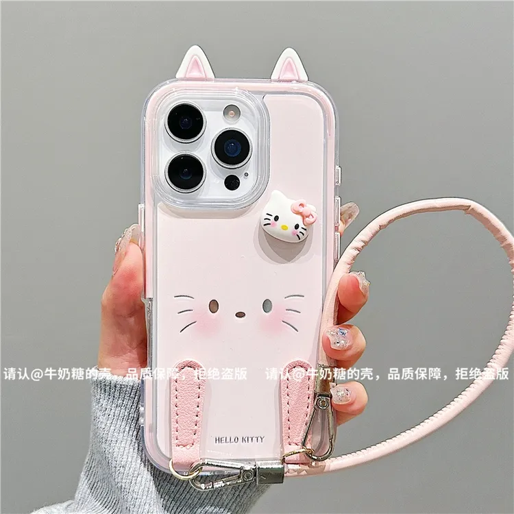 炫彩镜面适用苹果16/iPhone/华为荣耀/OPPO/小米情侣手机套全包