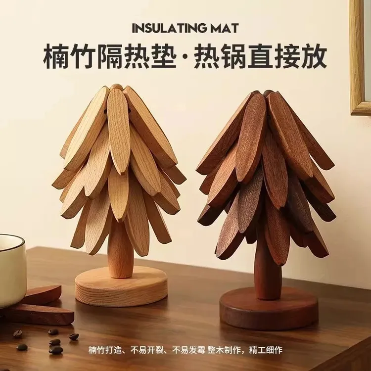 隔热垫餐垫防烫垫一棵树家用耐高温桌垫锅垫杯垫高级感商品图