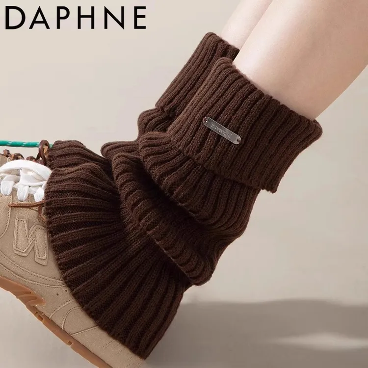 达芙妮袜套女堆堆袜袜子女袜y2k针织秋冬加厚保暖袜美拉德小腿套