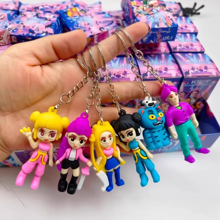 新品KPOP猎魔女团软胶公仔盲盒恶魔沙加男团拆拆乐儿童礼物戳戳乐