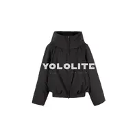YOLOLITE【暖炉】3423冬季新款90鹅绒小众蝙蝠袖慵懒风巨保暖羽绒服