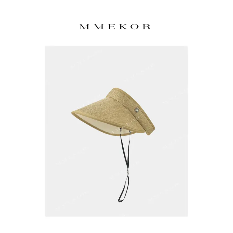 MMEKOR“发箍草帽” 2025新款千金玛德琳百搭帽子 25873