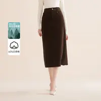 【直播专享】A844055半身裙 香影灯芯绒半身裙女中长秋冬季新款开