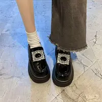 秋休闲款法式女新款百搭软底豆豆鞋单鞋H0138