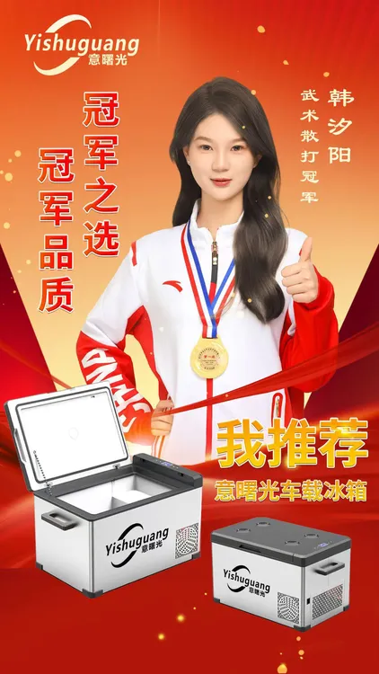 意曙光车载冰箱制冷压缩机12v24v车家两用冷冻冷藏汽货车小型冰柜