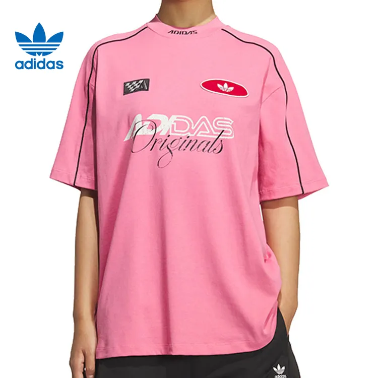 【流光风】adidas阿迪达斯三叶草女子运动休闲短袖T恤KG6679