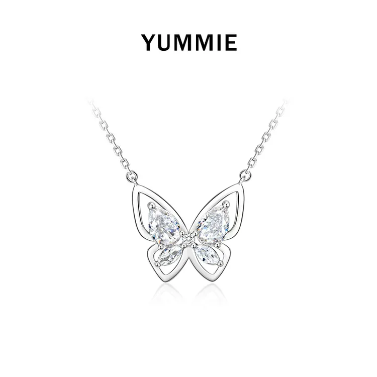 YUMMIE 坠链均925银 原创设计项链高级感轻奢小众百搭气质银饰