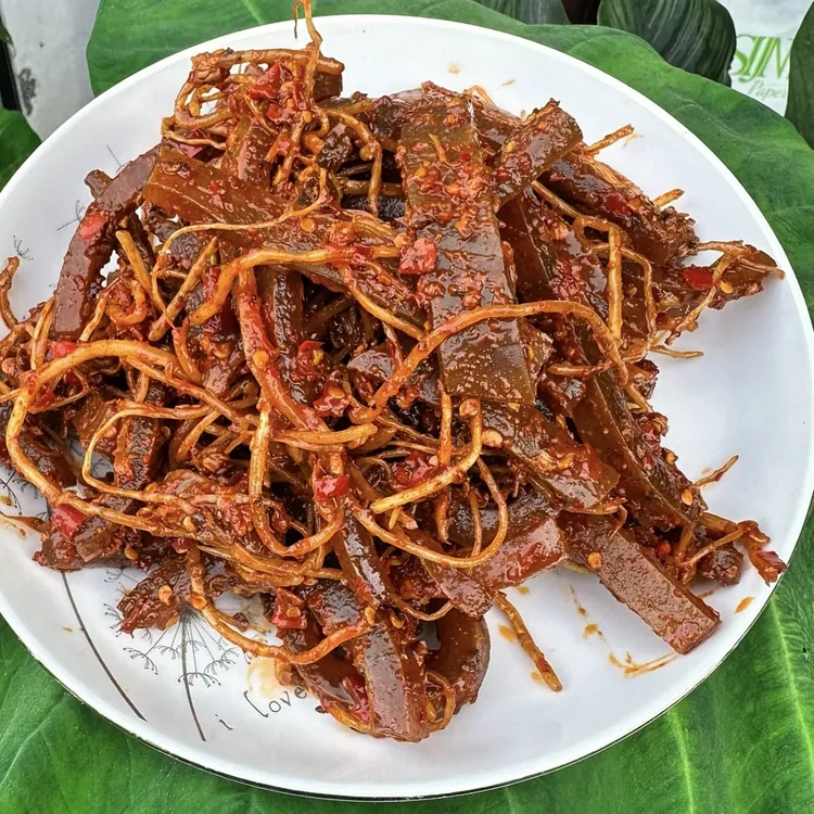 云南特产   景谷傣味腌牛皮香辣牛皮  顺丰包邮