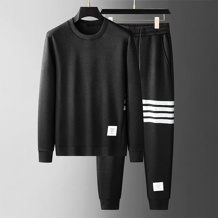 JOZDICE/纪治迪哲运动套装秋季港风高级轻奢干爽亲肤运动服套装男