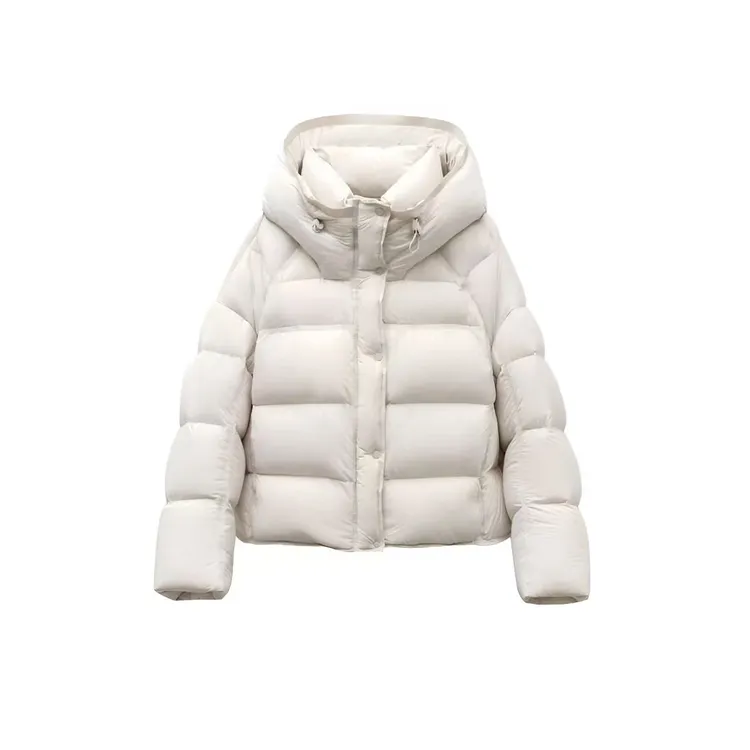 【全新升级版白鸭绒羽绒服短款】女士高端奢品定制高端时尚羽绒服