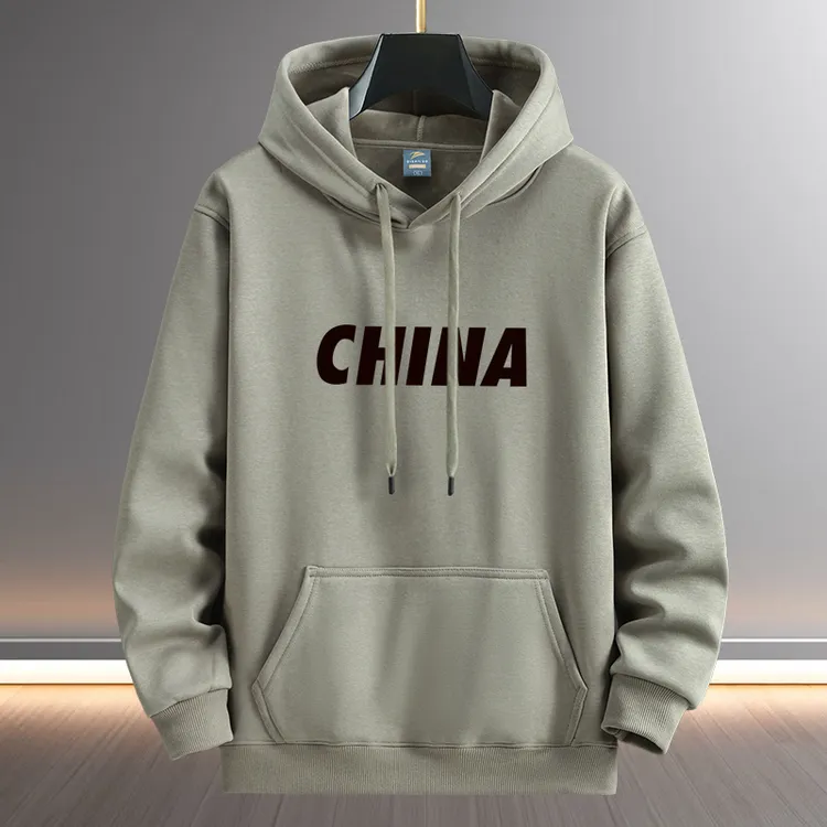 秋季潮牌连帽卫衣男士百搭情侣宽松大码休闲运动长袖秋冬加绒加厚