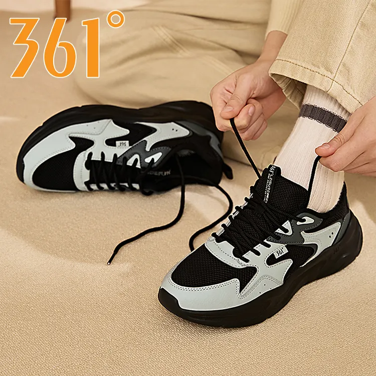 361女鞋2025新款时尚百搭休闲运动鞋女秋季网面透气软底减震鞋子