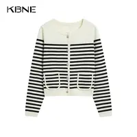 KBNE新款百搭撞色条纹毛衫341019101