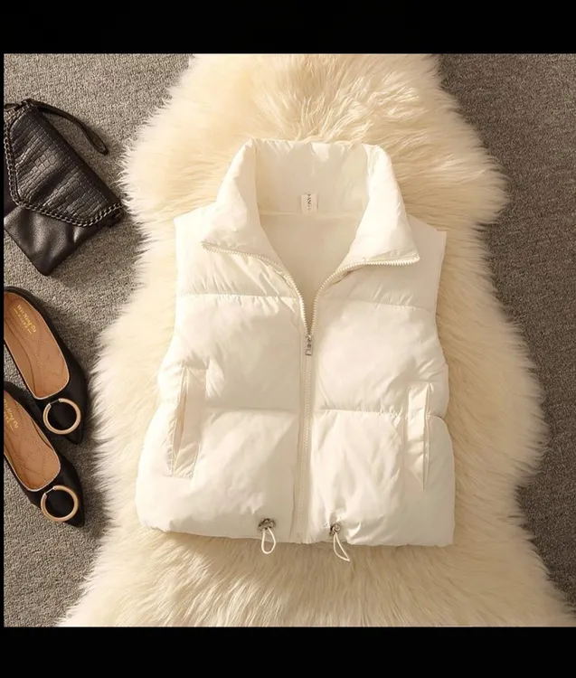 小个子爆款保暖常规冬季马甲学院风韩式短款马夹文艺风纯色通用