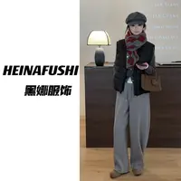 HEINA美式休闲阔腿卫裤59835
